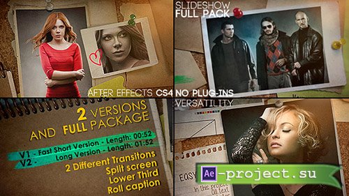 Videohive: Slideshow Full Pack - Project for After Effects 