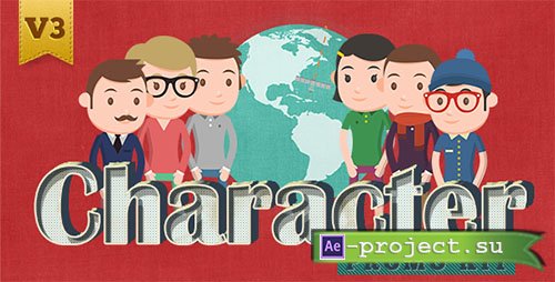 Videohive: Character Promo Kit - Project for After Effects 