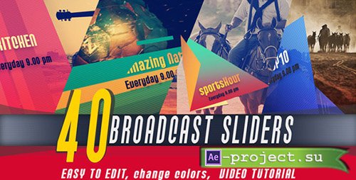 Videohive: Broadcast Slider - Project for After Effects 
