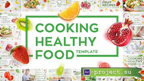 Videohive: Cooking Healthy Food - Project for After Effects 