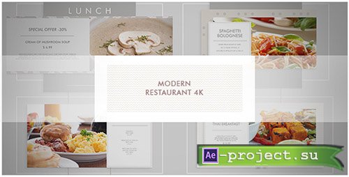 Videohive: Modern Restaurant - Project for After Effects 