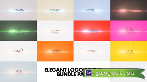 Videohive: Elegant Logo Reveal Bundle Pack - Project for After Effects 