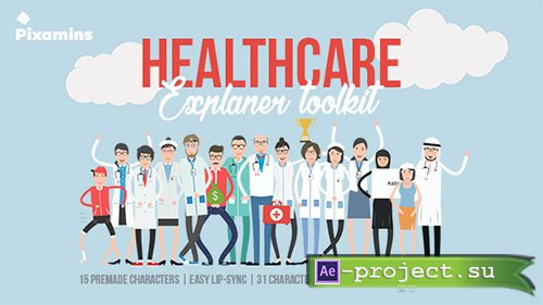 Videohive: Healthcare Explainer Toolkit - Project for After Effects 