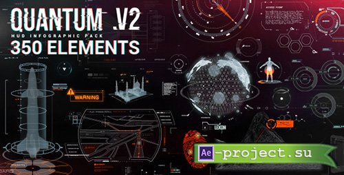 Videohive: Quantum HUD Infographic v2.0 - Project for After Effects