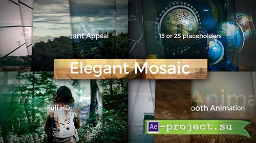 Videohive: Elegant Mosaic Opener - Project for After Effects 