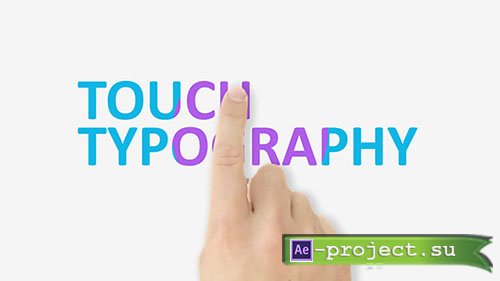 Videohive: Touch Typography - Project for After Effects 