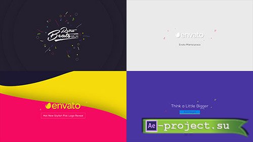 Videohive: Flat Logo Animations - Project for After Effects 