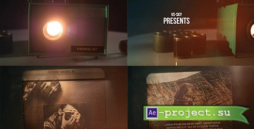 Videohive: Filmstrip Projector - Project for After Effects