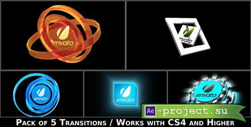 Videohive: Broadcast Logo Transition Pack - Project for After Effects 