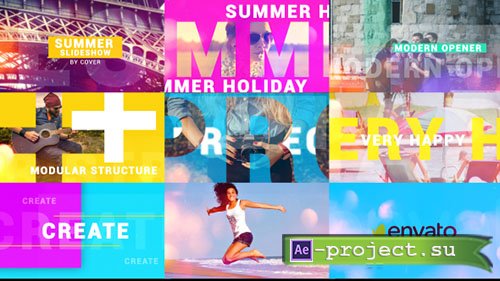 Videohive: Summer Opener 16705133 - Project for After Effects 