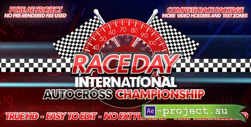 Videohive: Race Day - A Complete Racing Package - Project for After Effects 