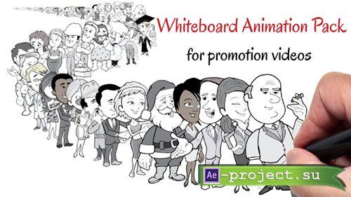 Videohive: Whiteboard Animation Pack For Promotion Videos - Project for After Effects 