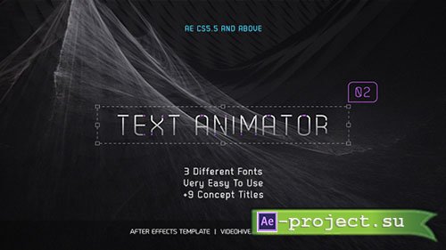 Videohive: Text Animator 02: Stylish Clean Titles - Project for After Effects