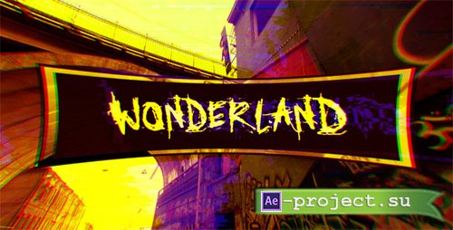 Videohive: Wonderland (Glitch Art Slideshow) - Project for After Effects 