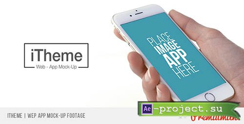 Videohive: iTheme | Web App Mock-Up Footage - Project for After Effects 