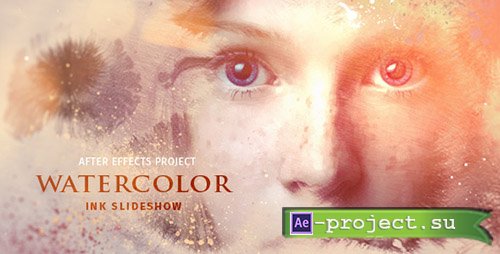 Videohive: Watercolor Ink Slideshow - Project for After Effects 