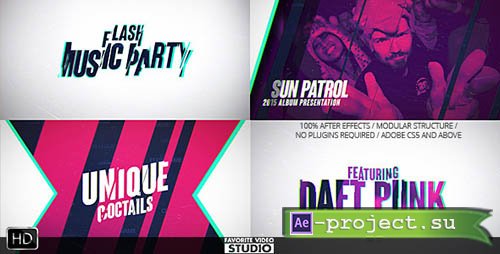 Videohive: Flash Music Event - Project for After Effects 
