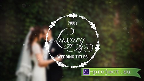 Videohive: 100 Luxury Wedding Titles - Project for After Effects 