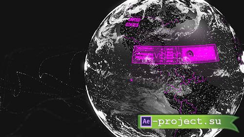 Videohive: 3d Element Dark Planet - Project for After Effects