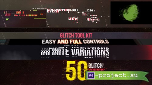 Videohive: Glitch Tool Kit - Project for After Effects 