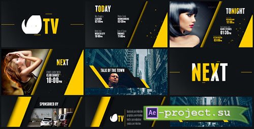Videohive: Entertainment TV Broadcast Package - Project for After Effects 