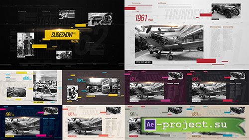 Videohive: Slideshow Clean Timeline - Project for After Effects 