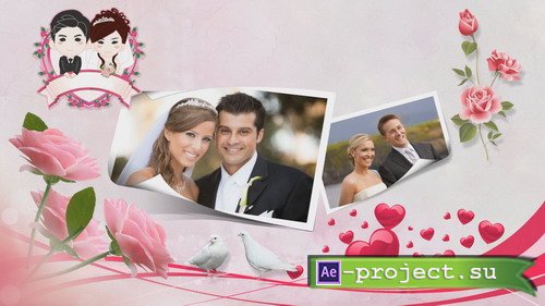 Wedding - Page Curl - Project for Proshow Producer