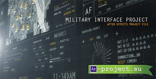 Videohive: HUD Military Interface Project - Project for After Effects 