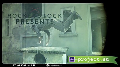 RocketStock: Boulevard - Distorted Title Sequence - Project for After Effects 