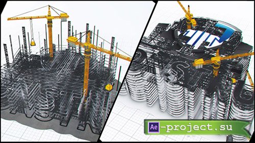 Videohive: Construction Company Logo Buildup - Project for After Effects 
