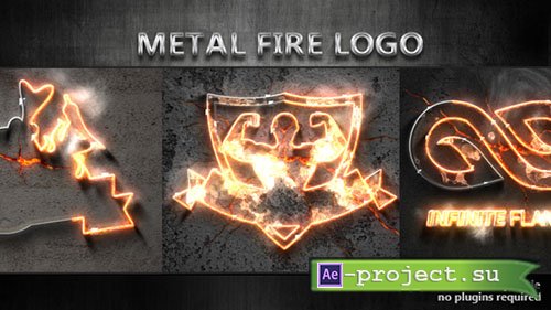 Videohive: Metal Fire Logo - Project for After Effects 