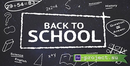 Videohive: Back to School - 17305597 - Project for After Effects 