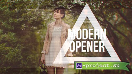 Videohive: Modern Fashion Opener // Fast Glitch Slideshow - Project for After Effects 