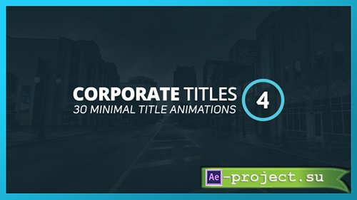 Videohive: Corporate Titles 4 - Project for After Effects 