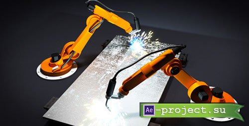 Videohive: Robot arms welding - Project for After Effects 
