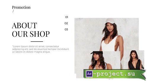 Fashion Promotion - After Effects Project Template