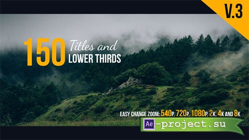 Videohive: The Titles 17100792 - Project for After Effects 