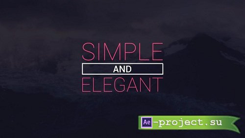 Clean Title Animations - After Effects Project Template