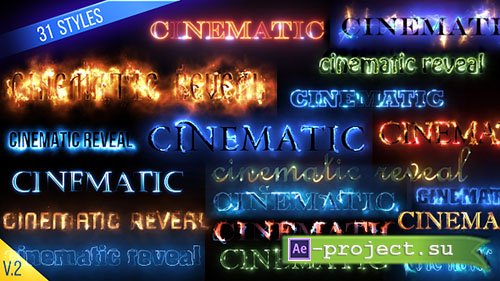 Videohive: Cinematic Text Styles Pack - Project for After Effects