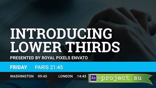 Videohive: Lower Thirds 17892809 - Project for After Effects 