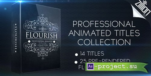 Videohive: Flourish Titles Collection - Project for After Effects 