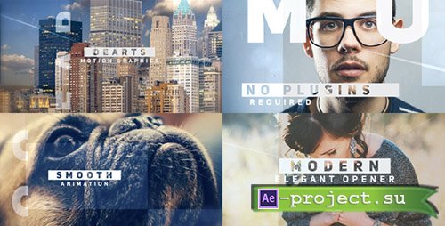 Videohive: Modern Elegant Opener - Project for After Effects 