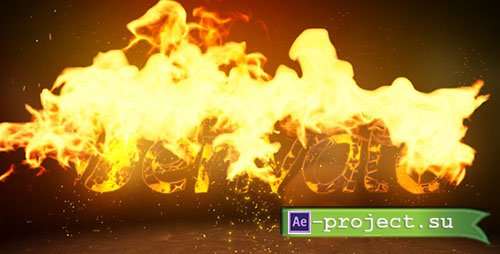 Videohive: Fire Logo Reveal 4663555 - Project for After Effects 