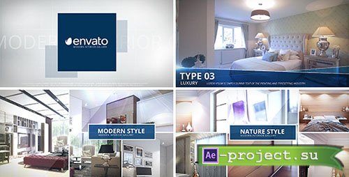 Videohive: Modern Interior - Photo Gallery - Project for After Effects 
