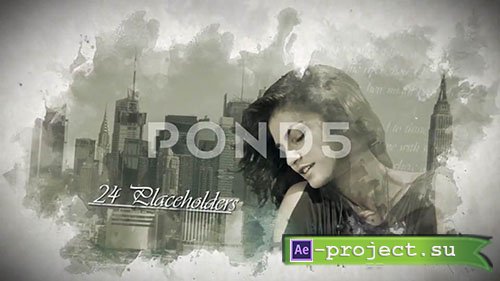 POND5: Double Exposure Ink Opener - Project for After Effects 
