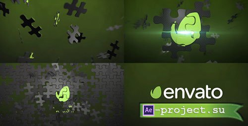 Videohive: Puzzle Logo Animation Element 3D - Project for After Effects 