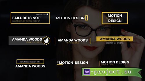 Videohive: Business Titles - Project for After Effects 