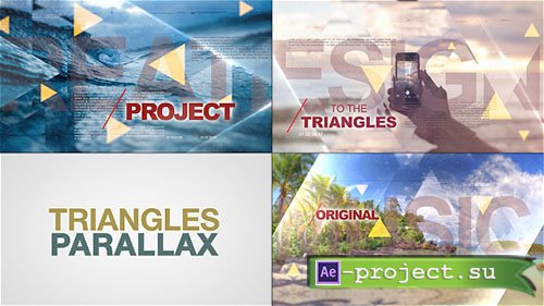 Videohive: Triangles World of Parallax - Project for After Effects 