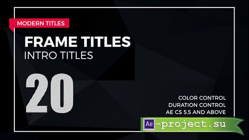 Videohive: Frame Titles 2 - Project for After Effects 