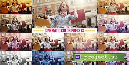 Videohive: Cinematic Color Presets - After Effects Presets & Project 